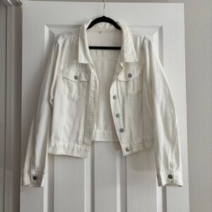 Women's White Denim Jacket